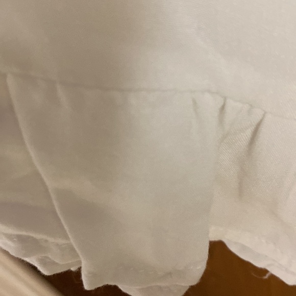 Vintage mini sundress in white with padded bustier. Multi strap - Picture 6 of 11